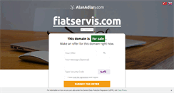 Desktop Screenshot of fiatservis.com